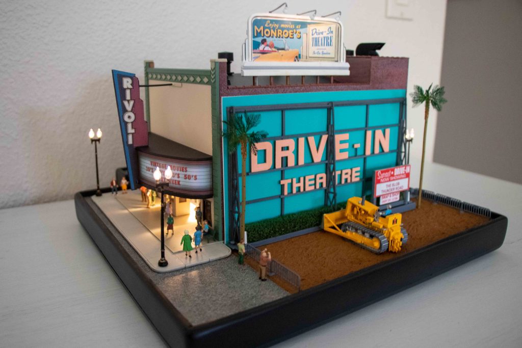 Drive-In Ho Scale art by Jonathan Freyer1